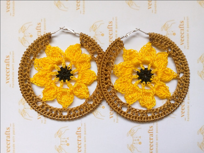 Sunflower Earings